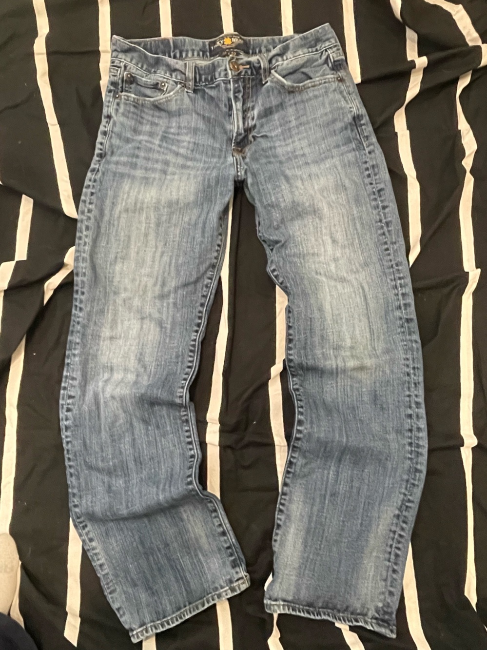 Lucky Brand Men's Light Blue Straight Jeans